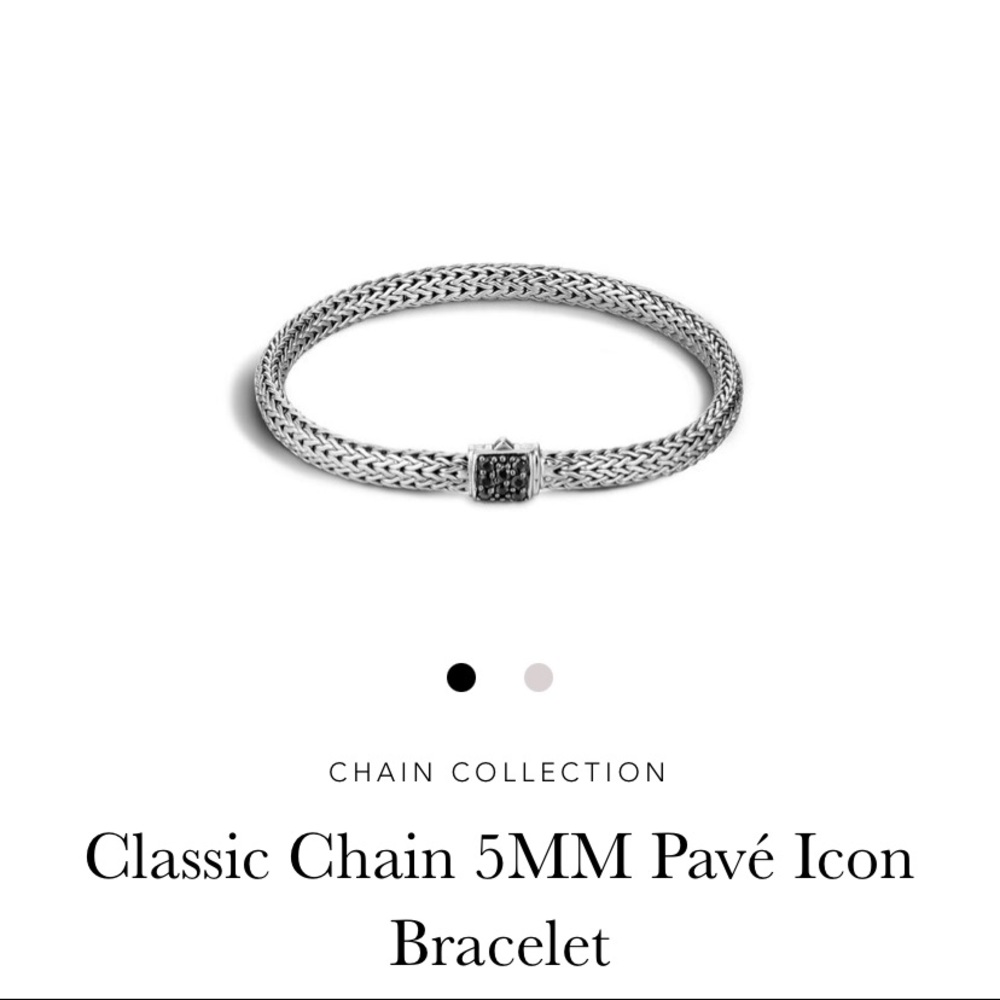 John hardy black sapphire bracelet